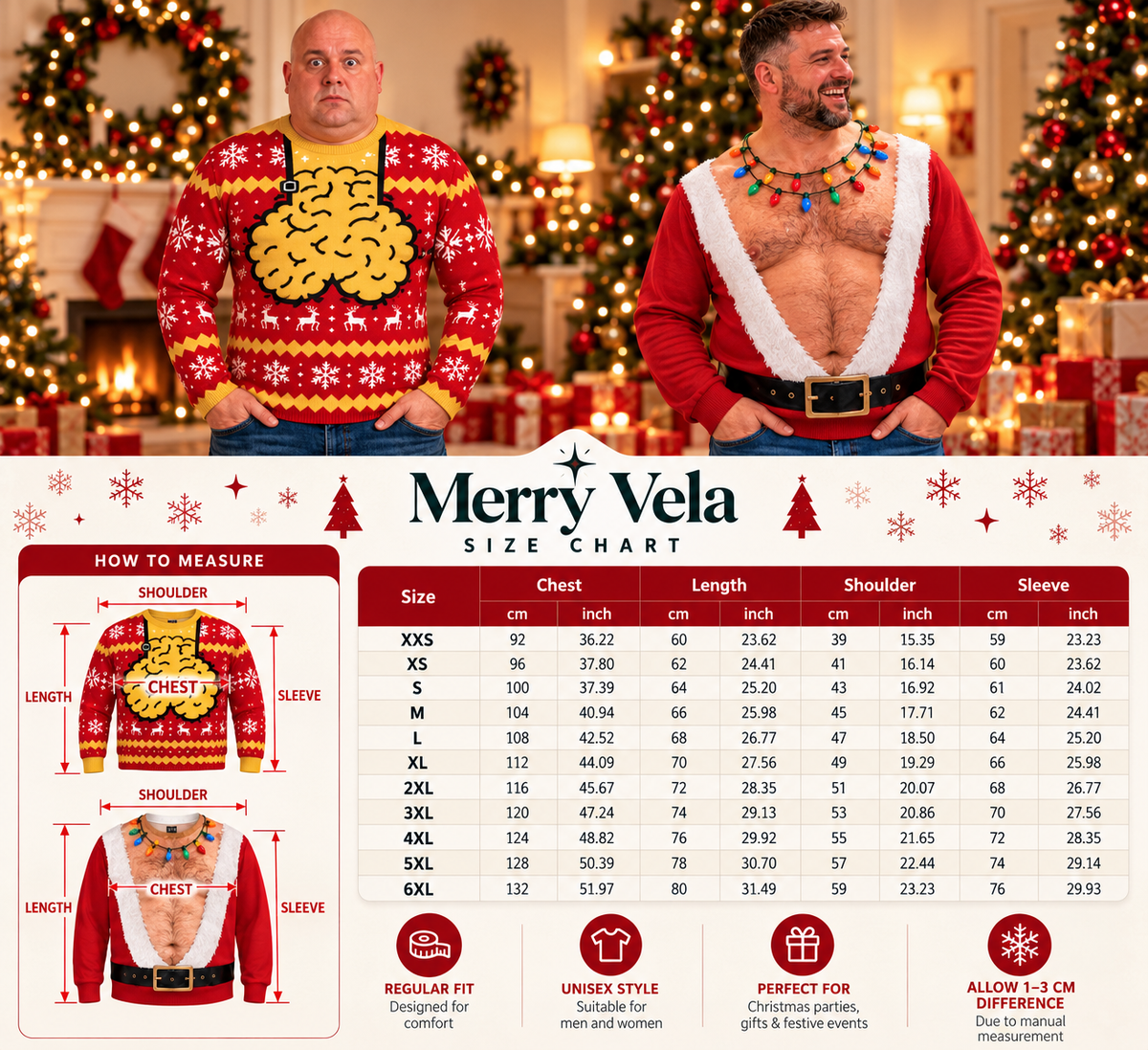 Funny Santa Christmas Sweater